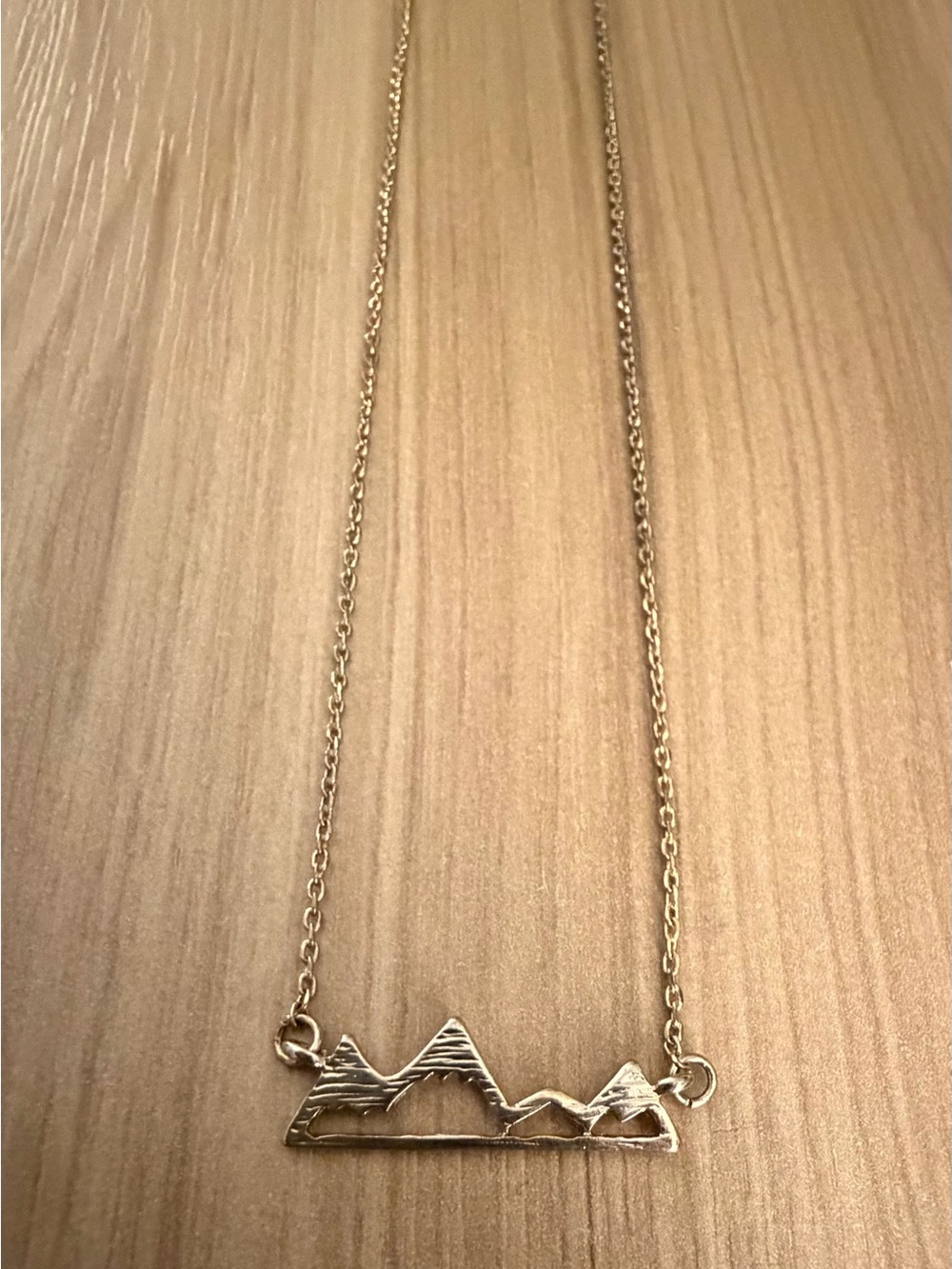 Silver Mountain Range Necklace